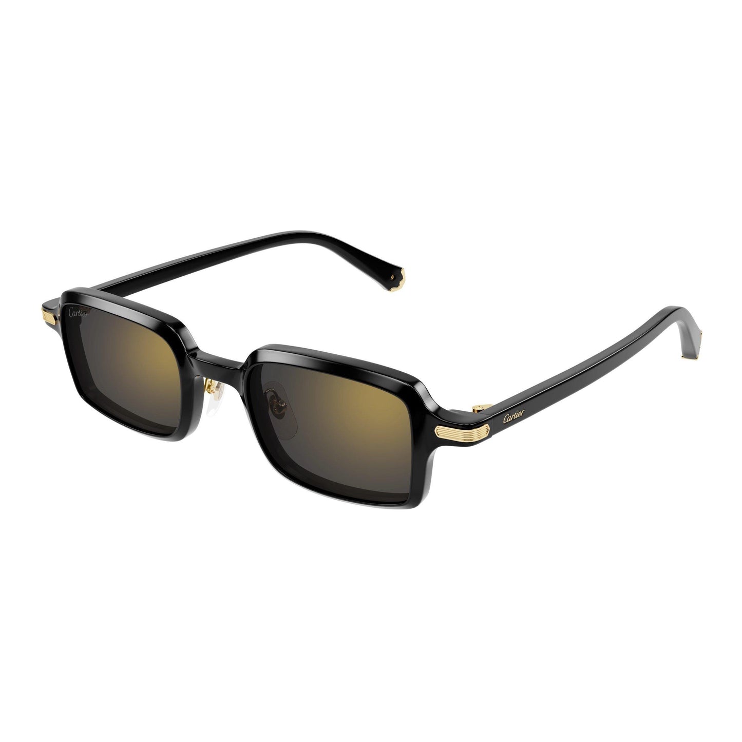 Cartier Mens Rectangular CT0539S Sunglasses