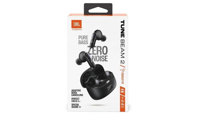 JBL Tune Beam 2 In-Ear True Wireless Earbuds - Black