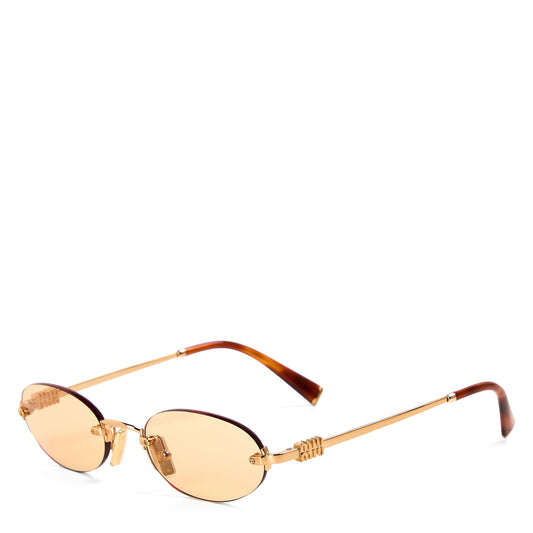 Miu Miu Women's 0MU A54S Round Sunglasses