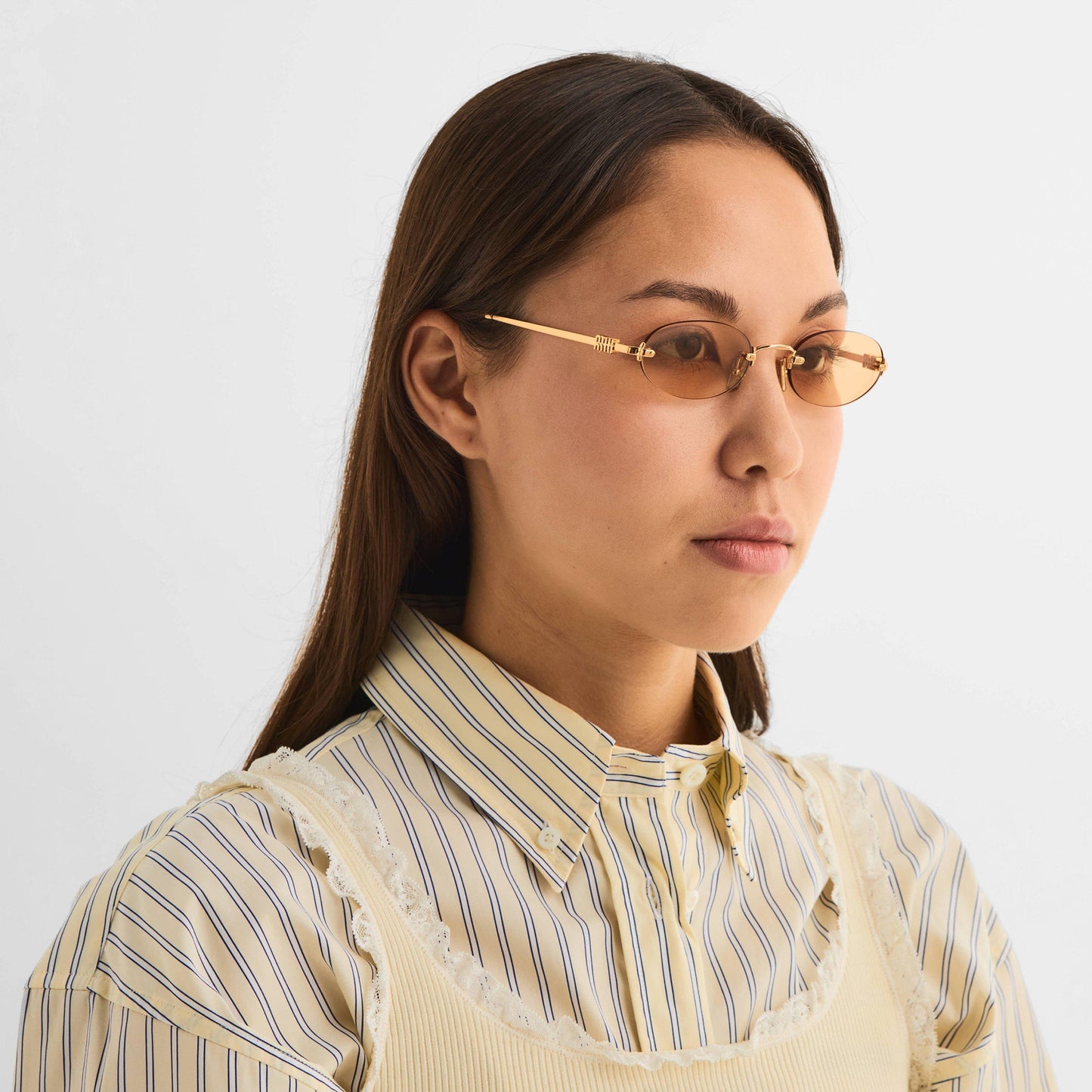 Miu Miu Women's 0MU A54S Round Sunglasses