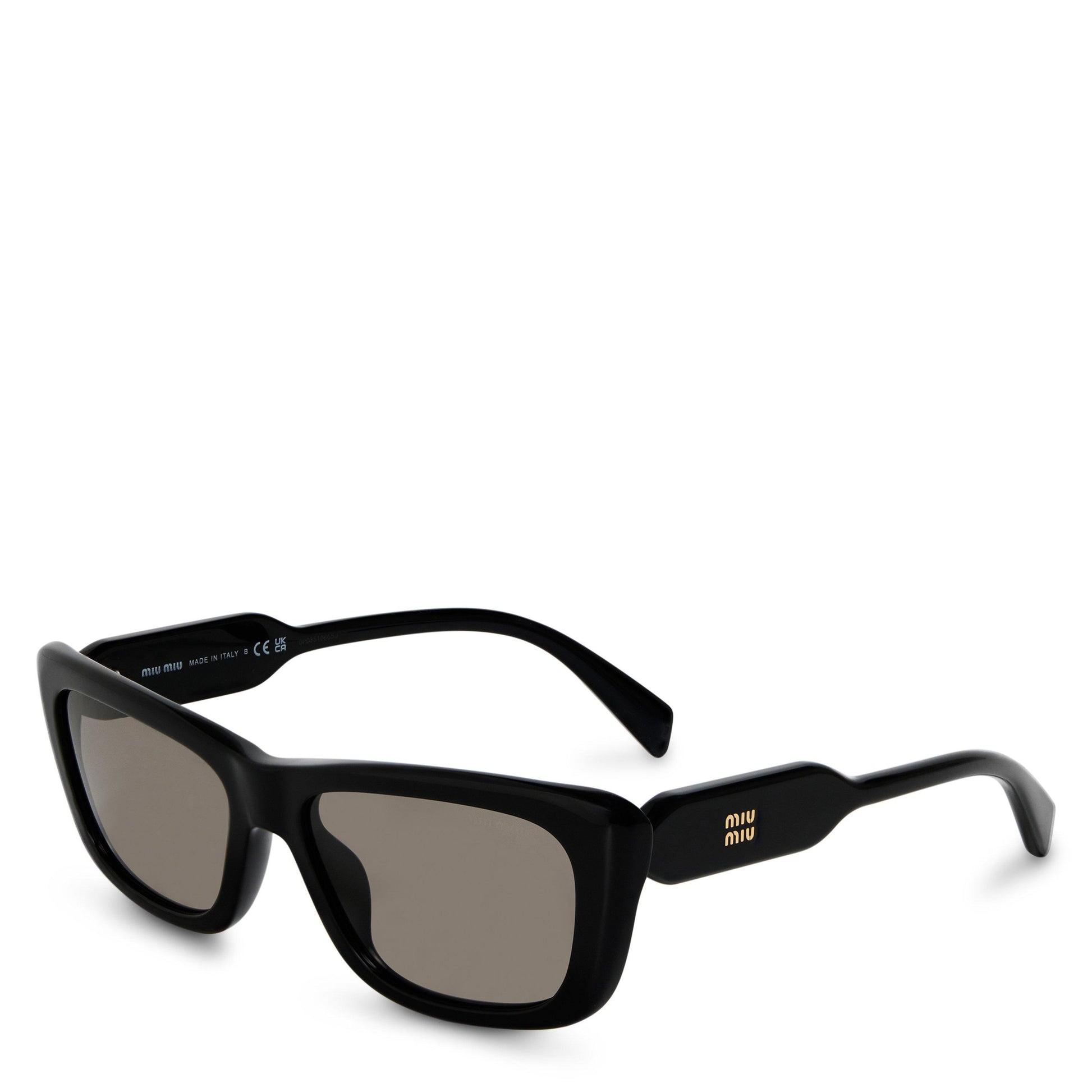 Miu Miu Women's 0MU B12S Wayfarer Sunglasses