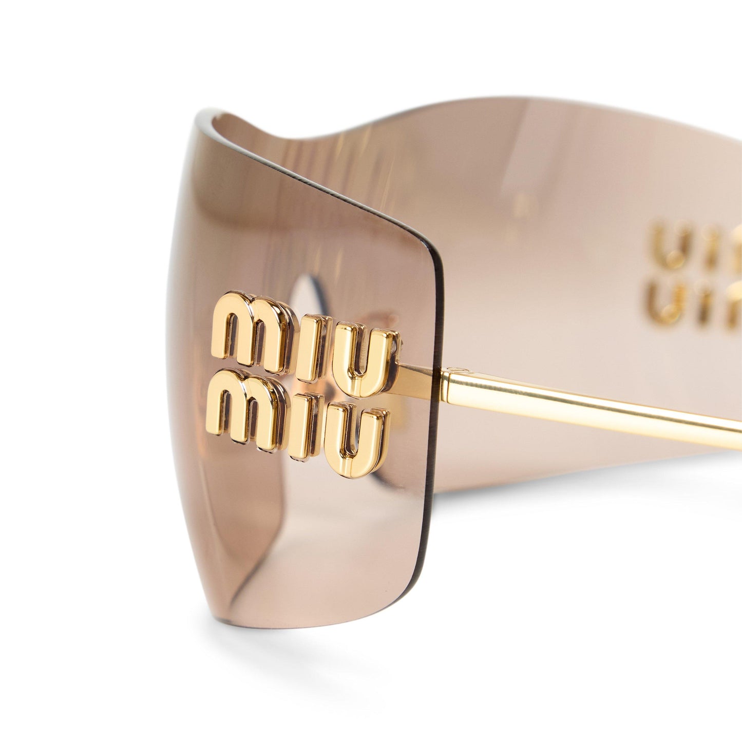 Miu Miu Women's 0MU B53S Round Sunglasses
