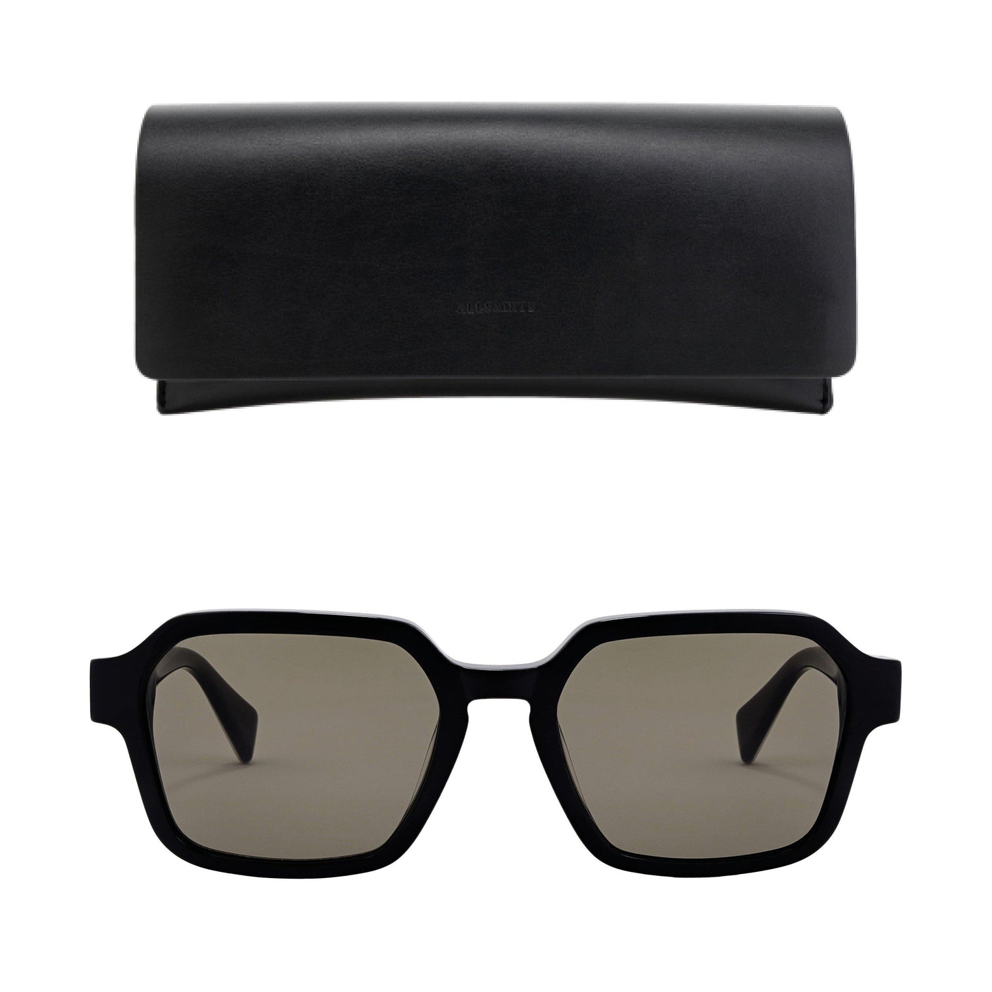 AllSaints Men's Contemporary Geometric Square Sunglasses