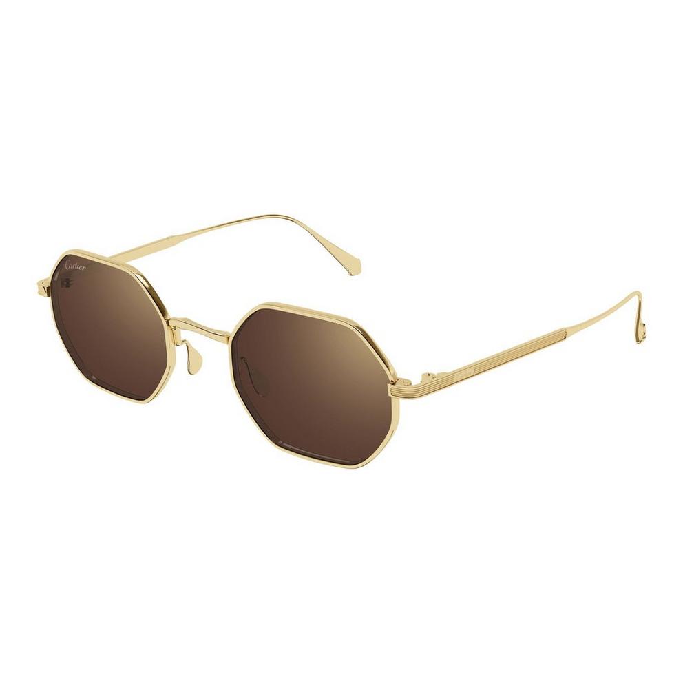 Cartier Mens Hexagonal CT0627S Sunglasses