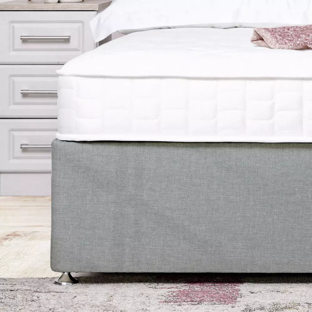 Argos Home Dalham Memory Single Divan Bed - Grey