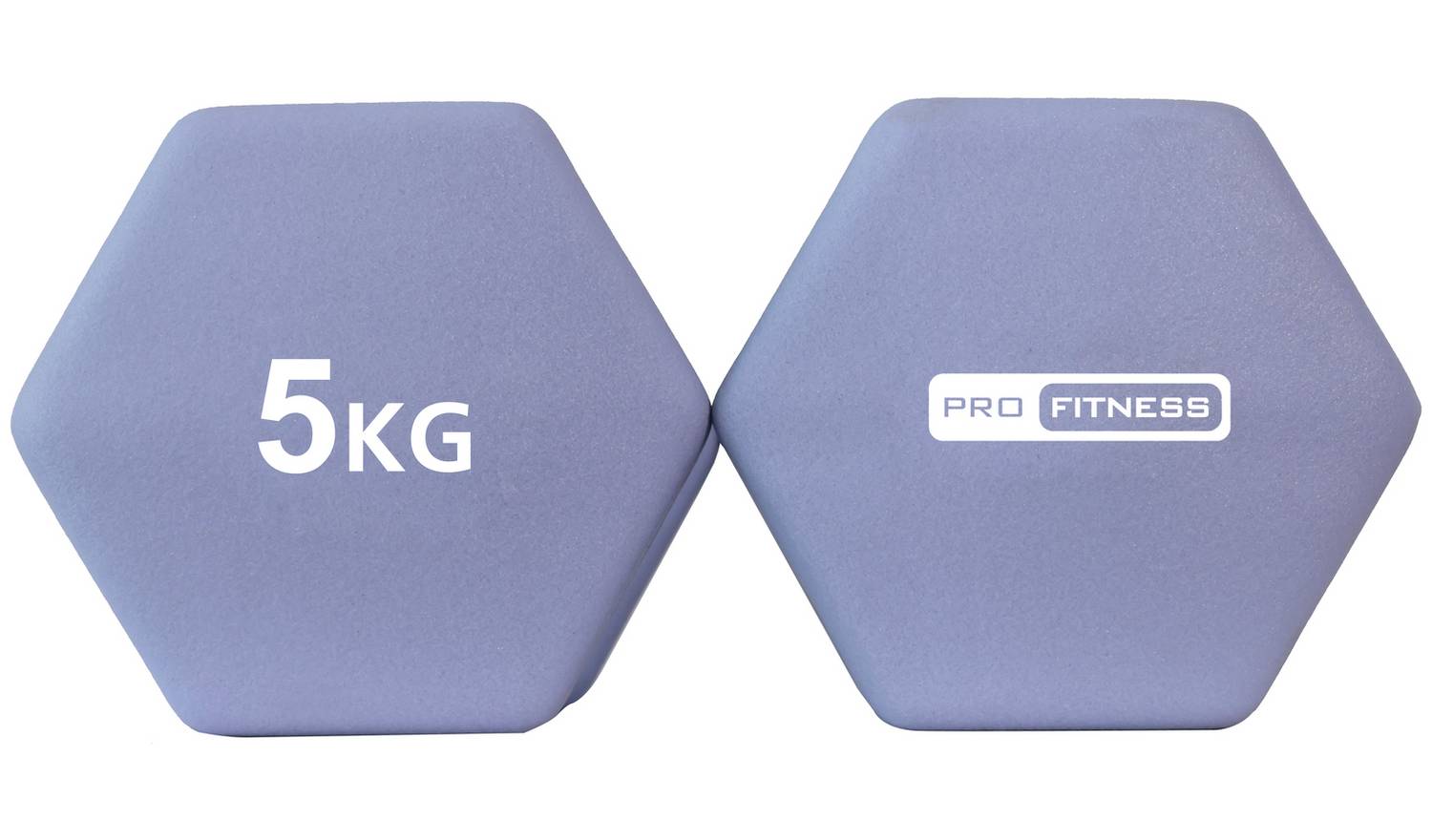 Pro Fitness Neoprene Dumbbells - 2 x 5kg