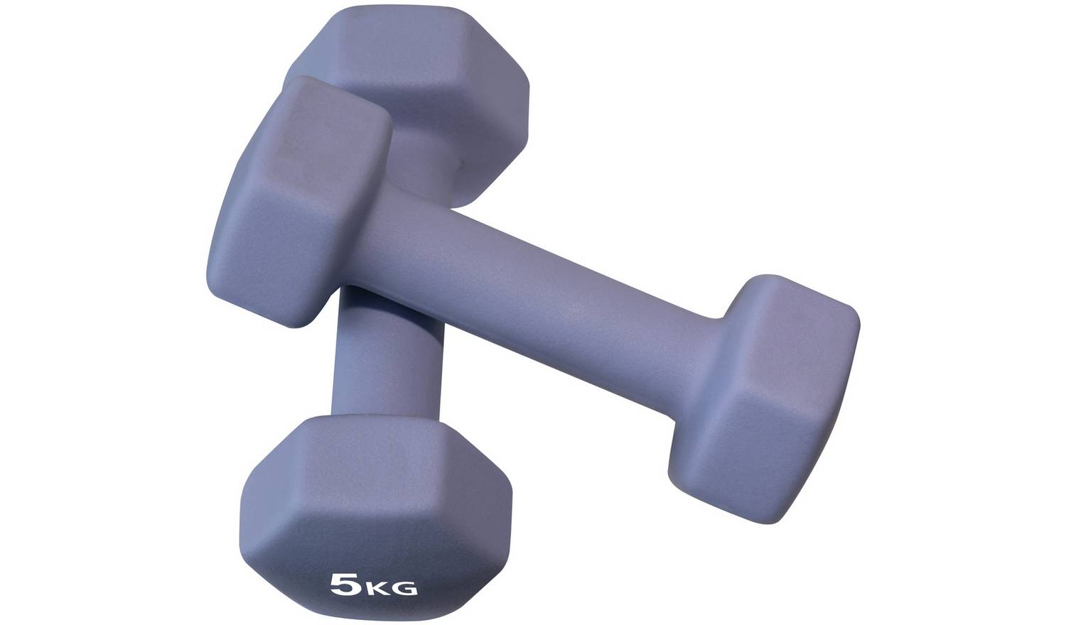 Pro Fitness Neoprene Dumbbells - 2 x 5kg