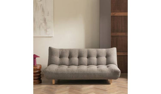 Habitat Kota 3 Seater Fabric Clic Clac Sofa Bed - Nutmeg