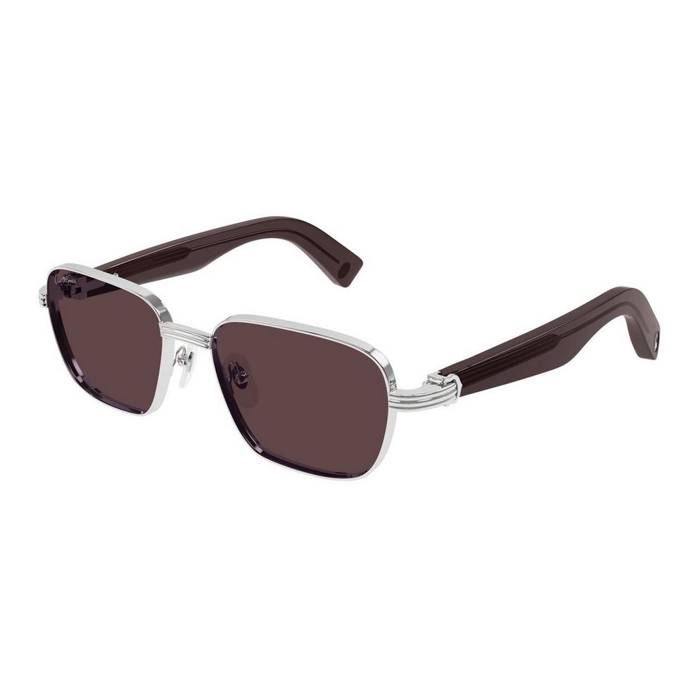 Cartier Mens Rectangular CT0538S Sunglasses