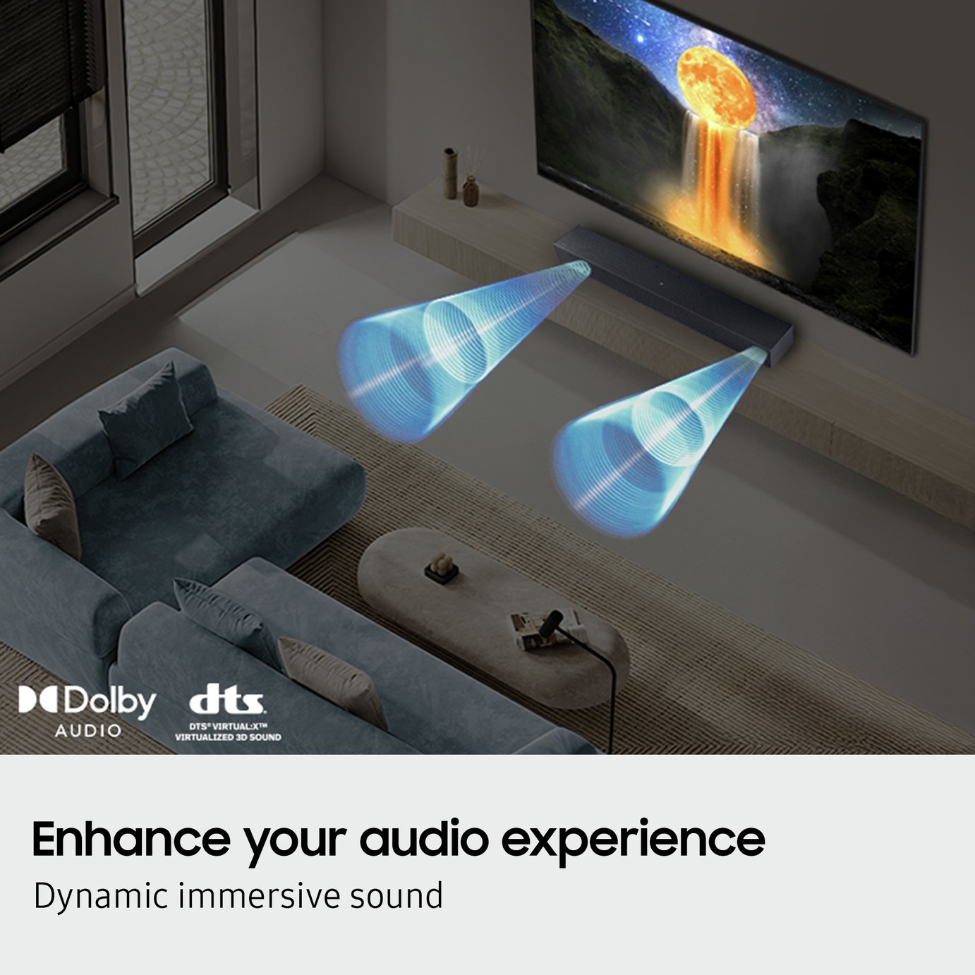 Samsung HW-B46CF/XU 2.1Ch Soundbar With Wireless Sub