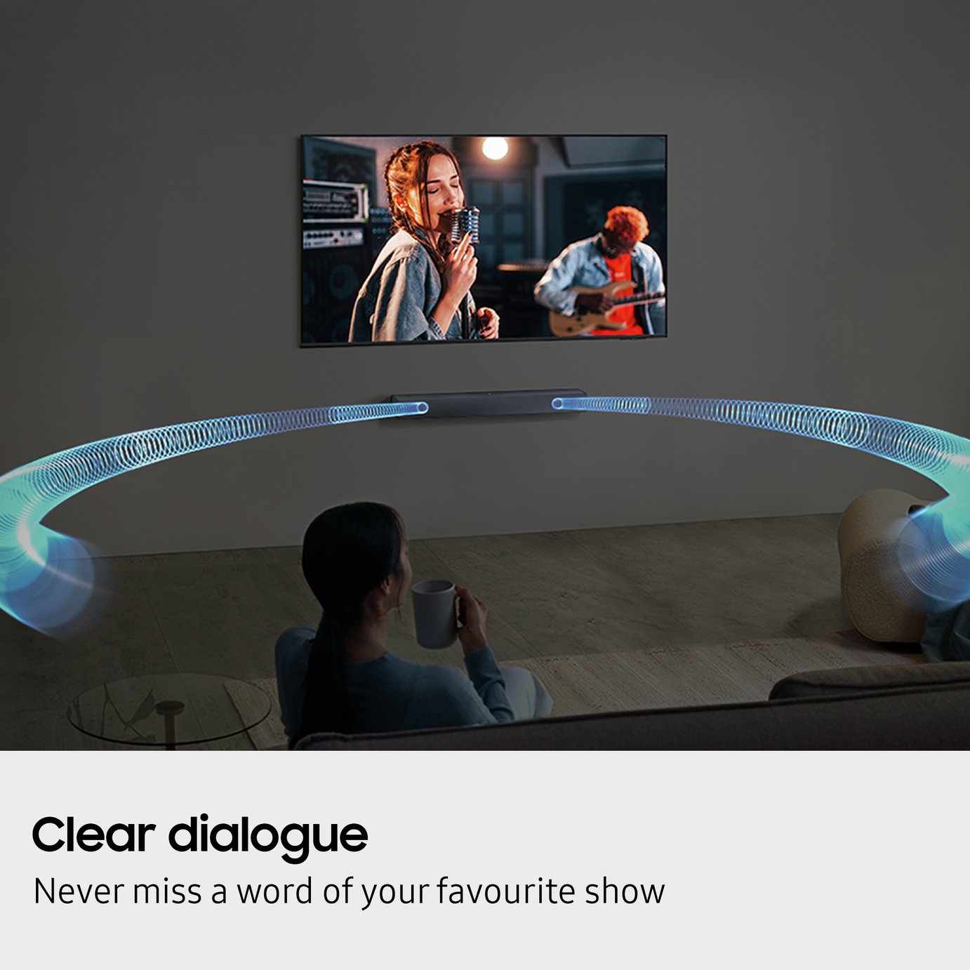 Samsung HW-B46CF/XU 2.1Ch Soundbar With Wireless Sub