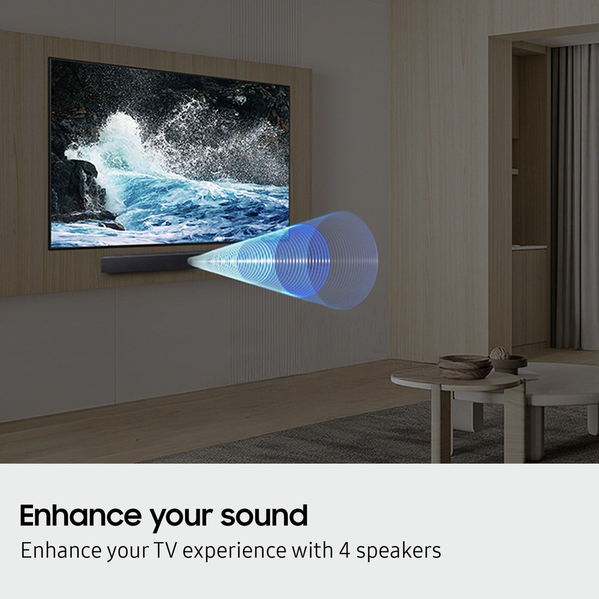 Samsung HW-B400F/XU 2Ch All-In-One Sound Bar