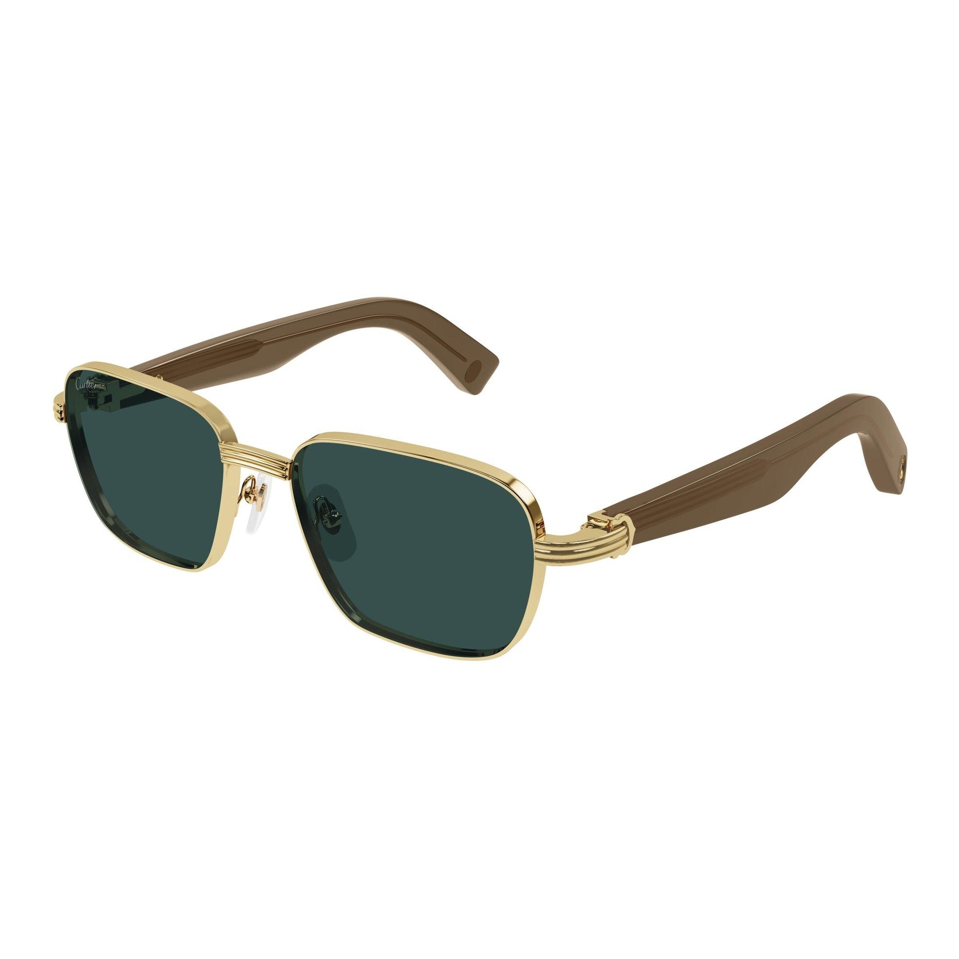 Cartier Mens Rectangular CT0538S Sunglasses