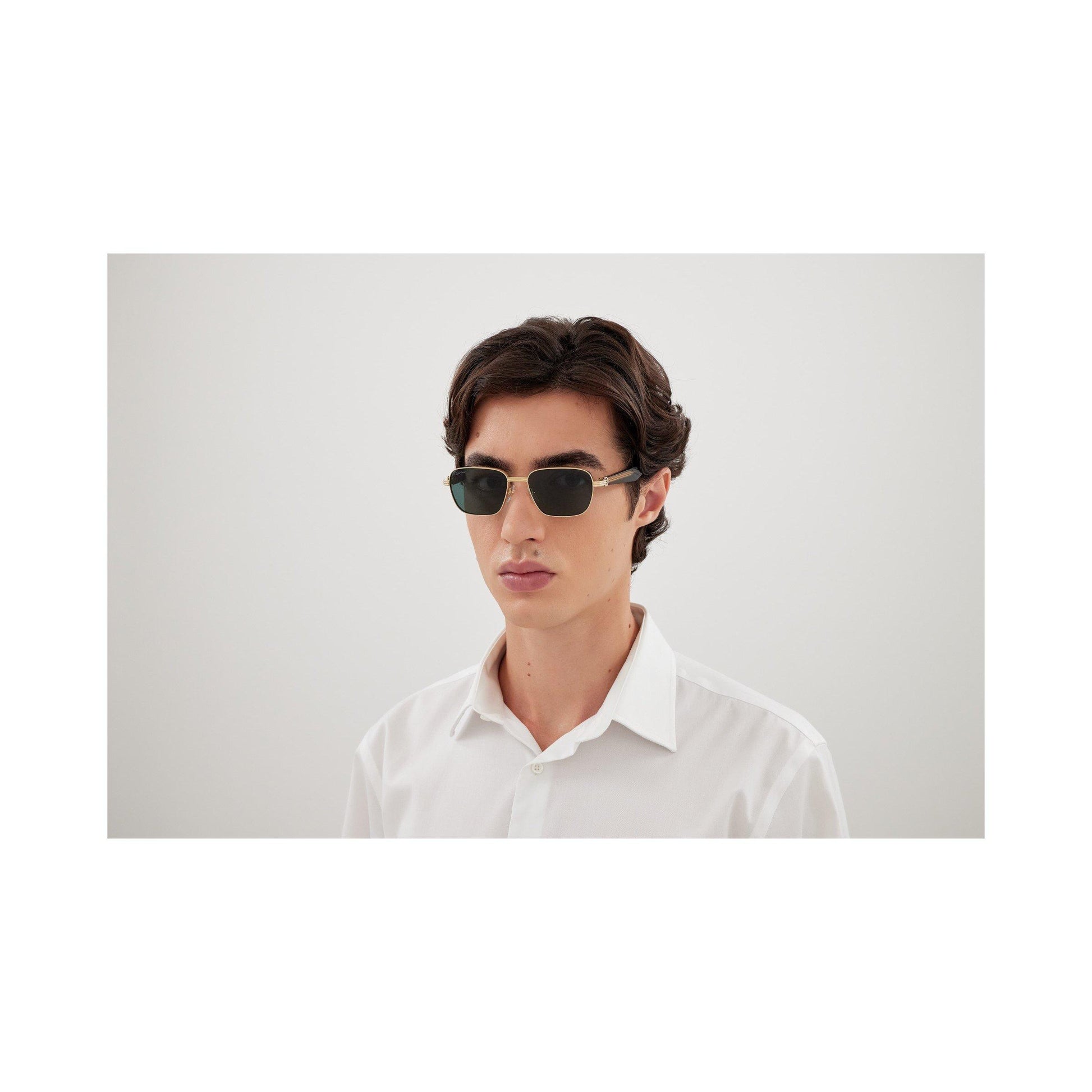 Cartier Mens Rectangular CT0538S Sunglasses