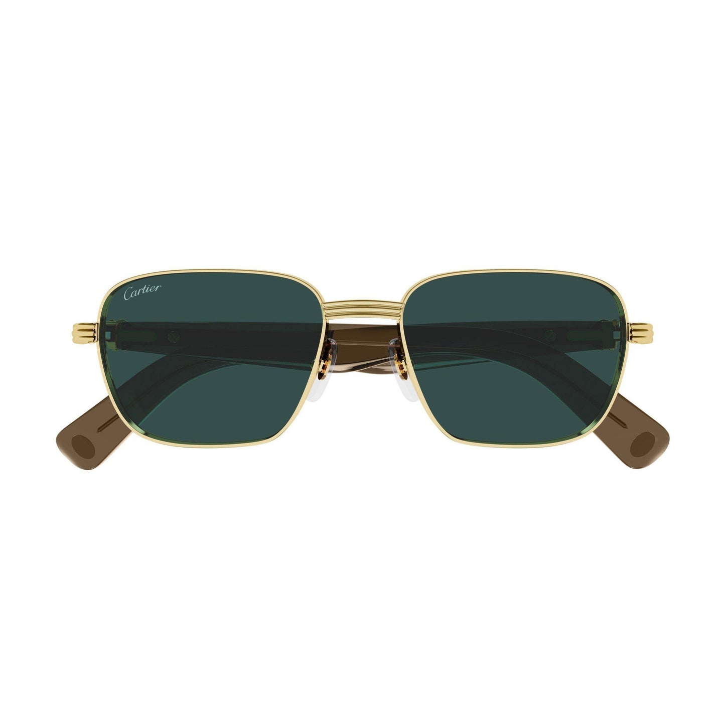 Cartier Mens Rectangular CT0538S Sunglasses