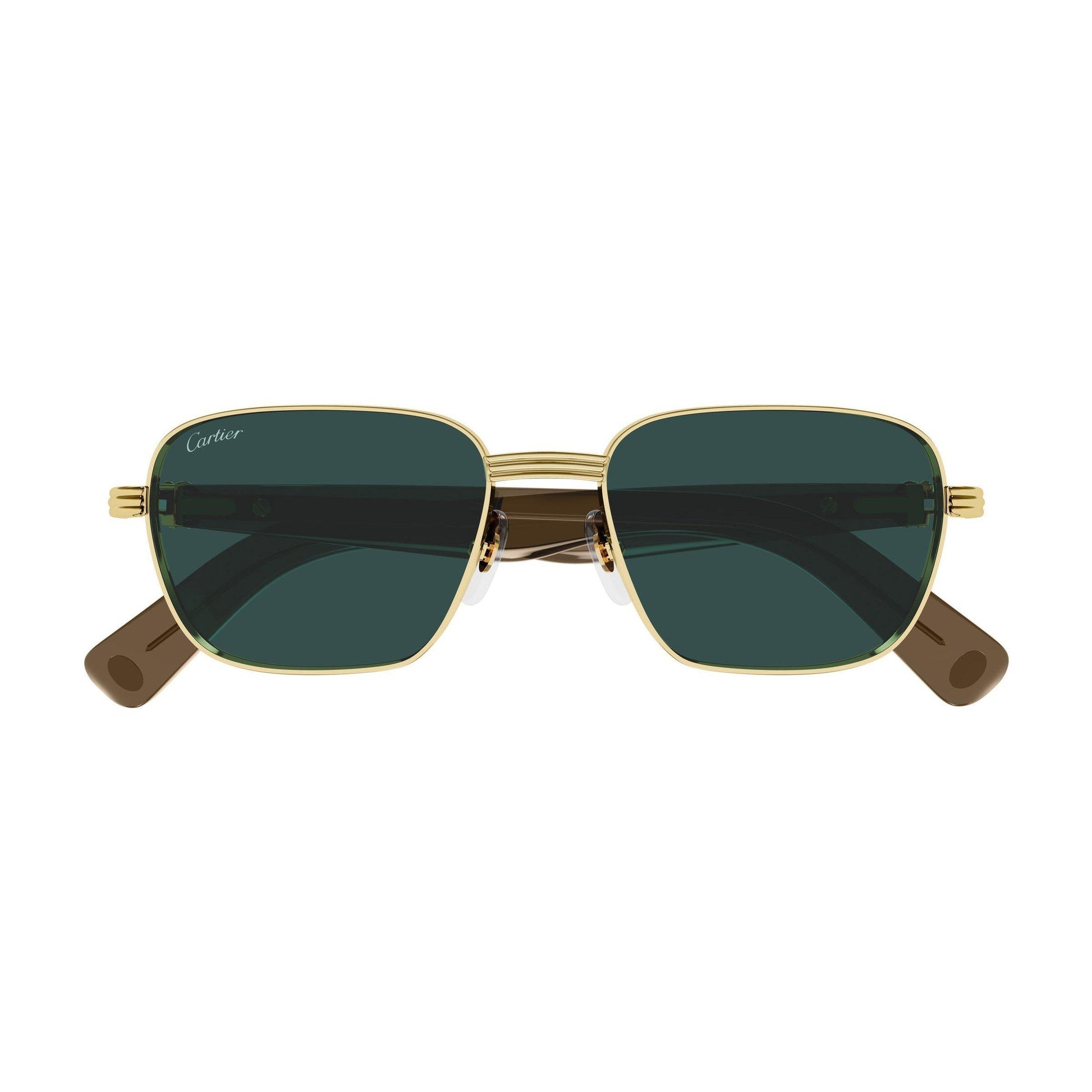 Cartier Mens Rectangular CT0538S Sunglasses