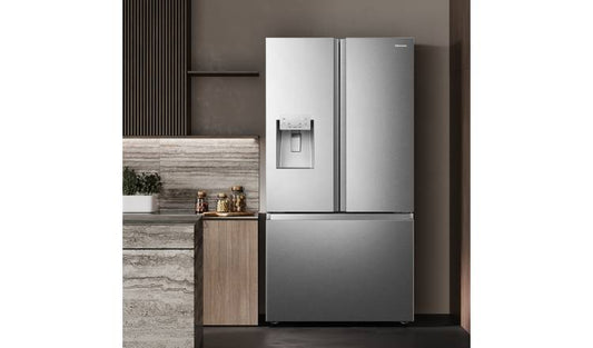 Hisense RF793N4SASE American Fridge Freezer - S/Steel