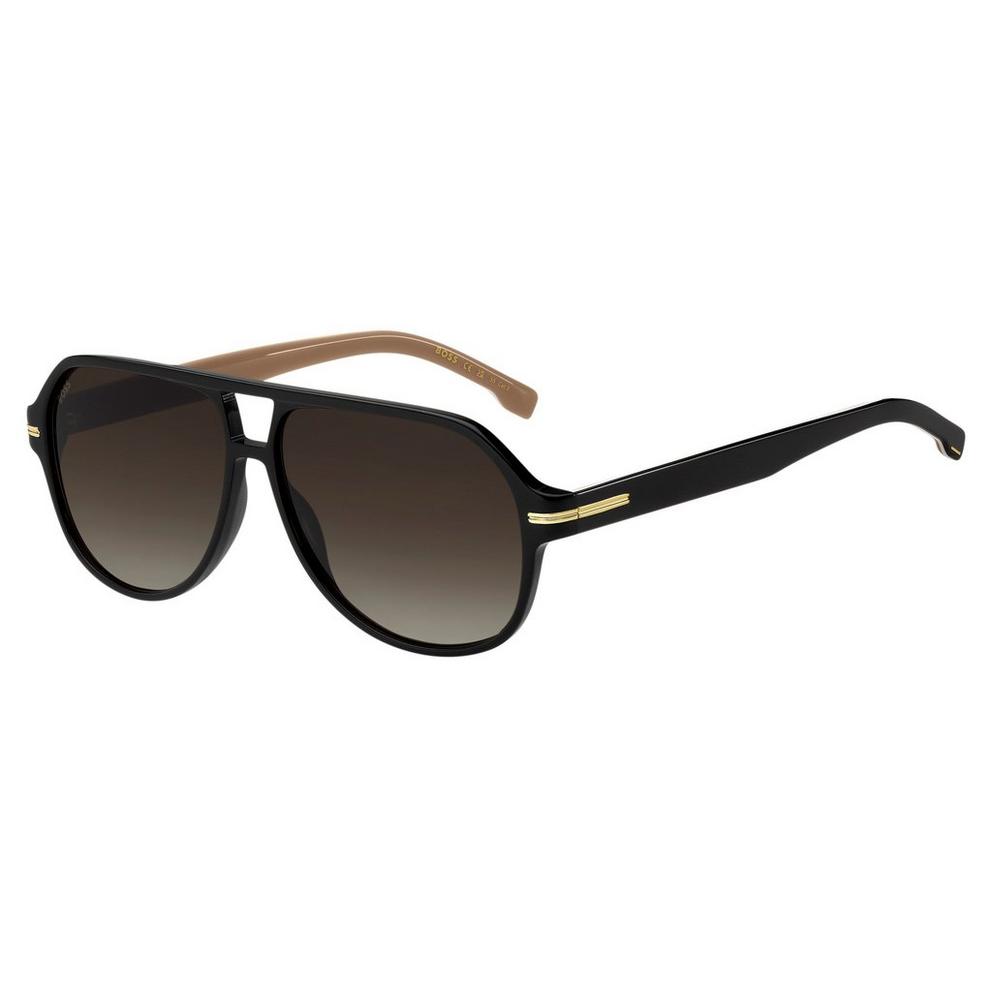 Boss Men's Su Contemporary Square Sunglasses