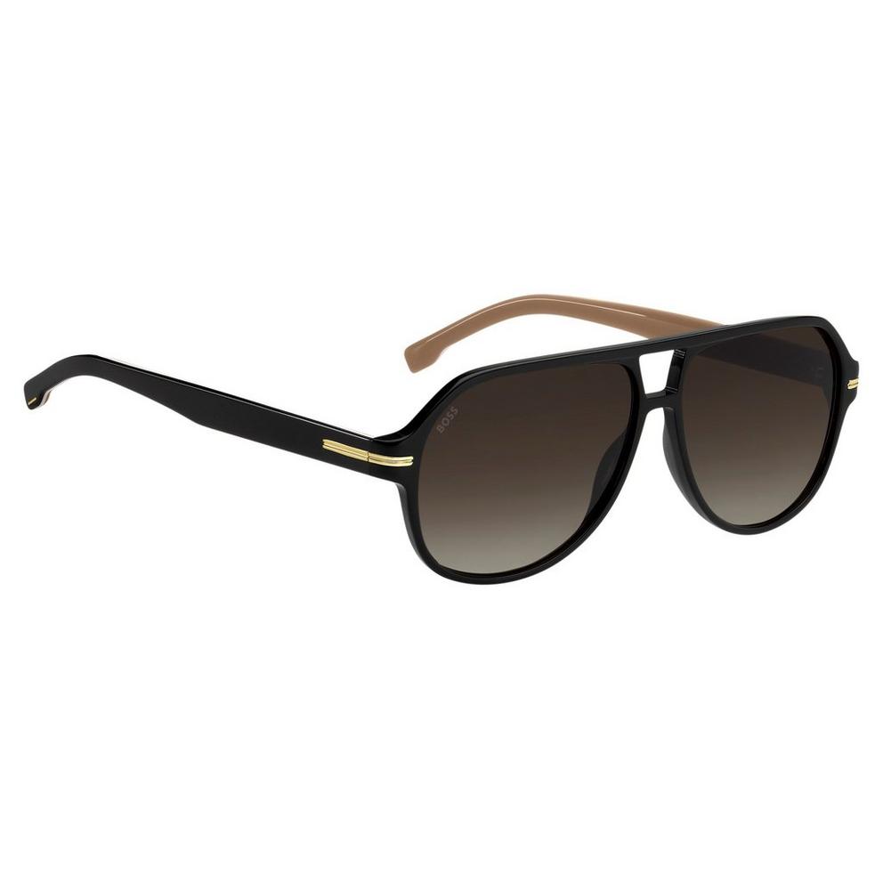 Boss Men's Su Contemporary Square Sunglasses