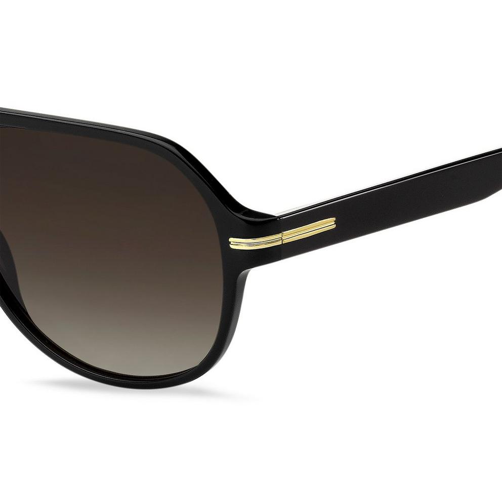 Boss Men's Su Contemporary Square Sunglasses