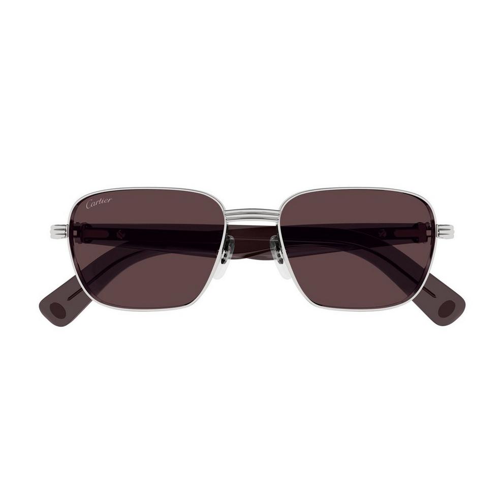 Cartier Mens Rectangular CT0538S Sunglasses