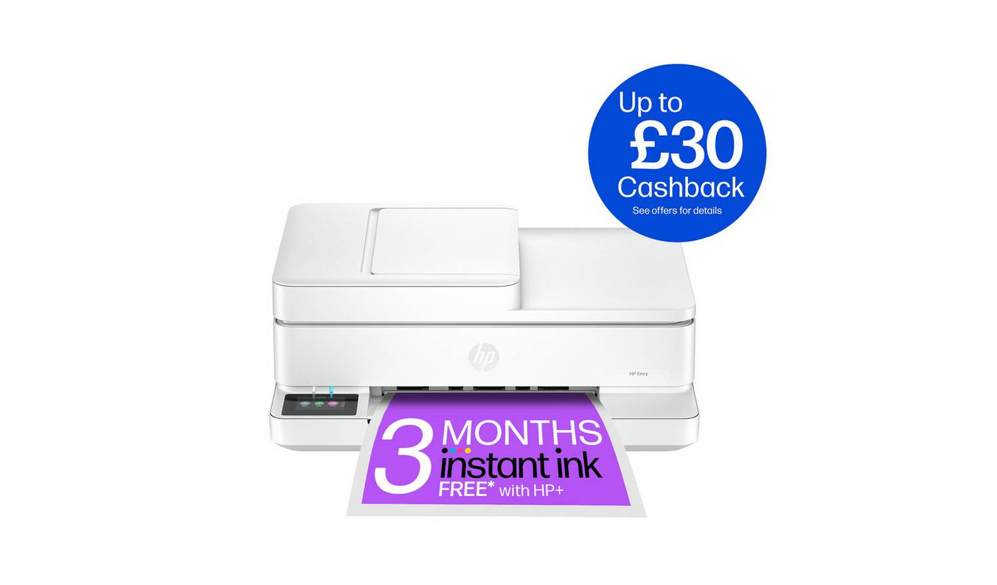 HP Envy 6530e Wireless Photo Printer & 3 Months Instant Ink