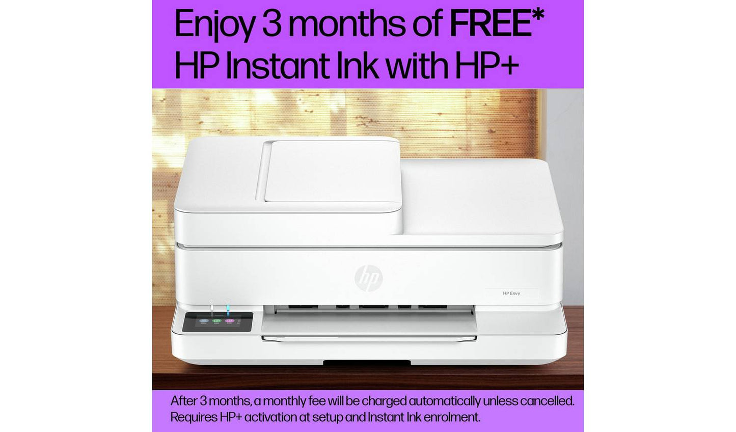 HP Envy 6530e Wireless Photo Printer & 3 Months Instant Ink