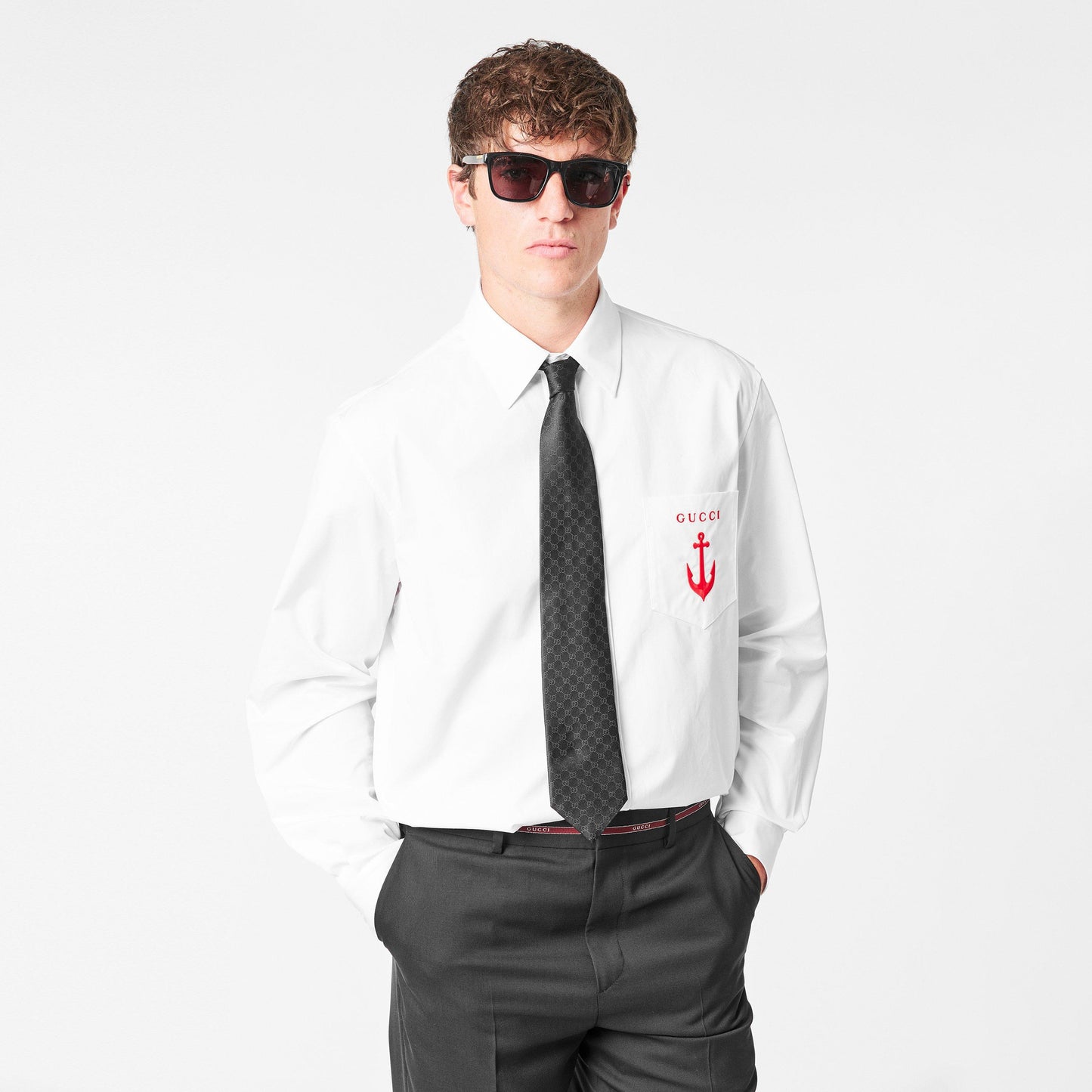 Gucci Men's GG Pattern Tie