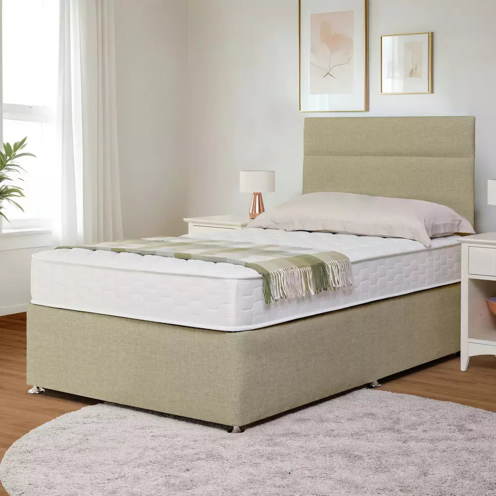 Argos Home Elmdon Deep Ortho Single Divan Bed - Natural