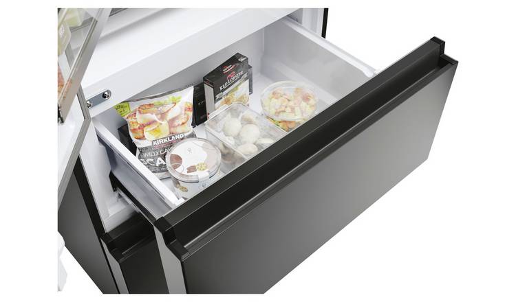 Haier HFR5719ENPB American Fridge Freezer - Black