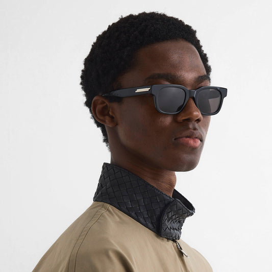 Bottega Veneta Men's Rectangle Sunglasses