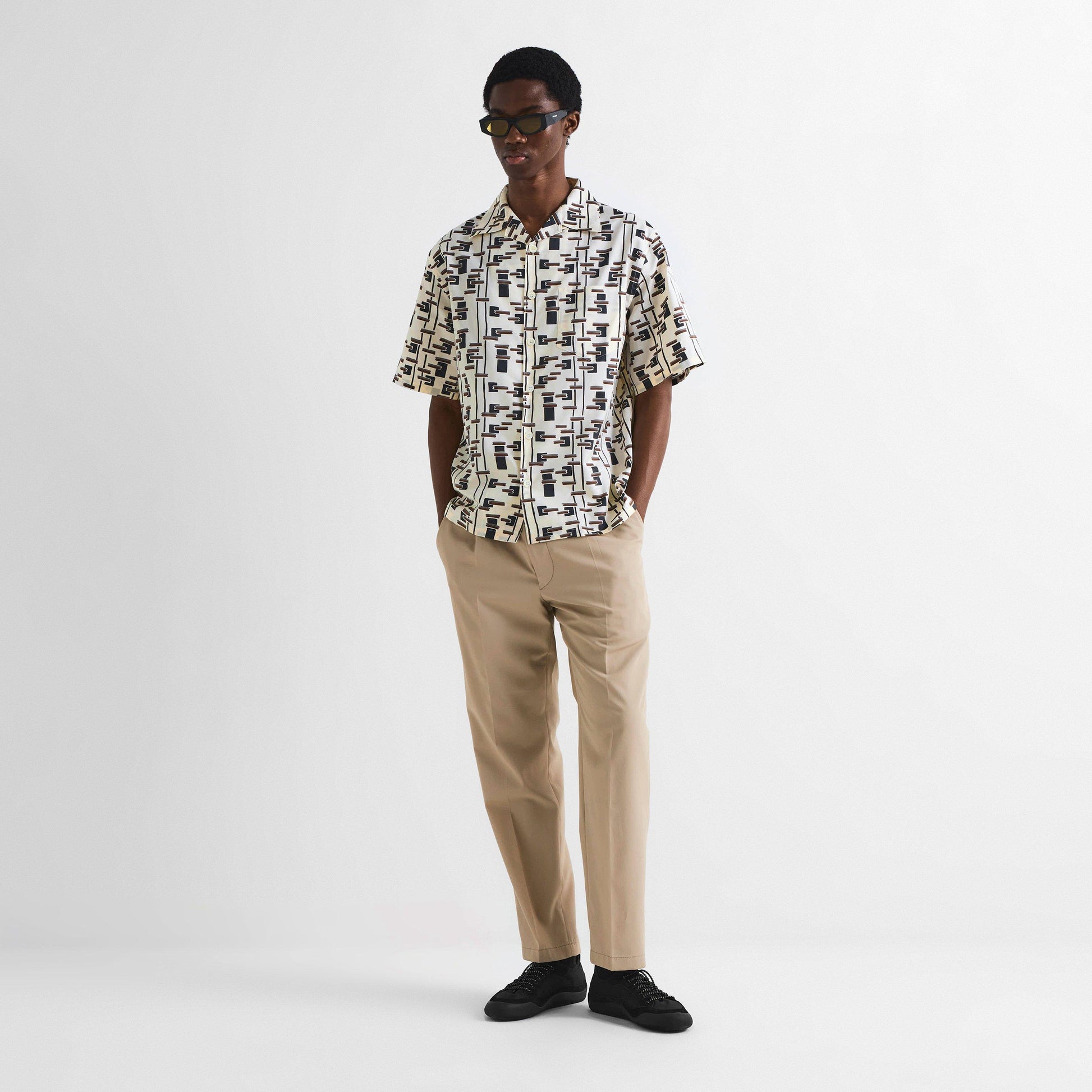 Prada Men's Shield Sunglasses