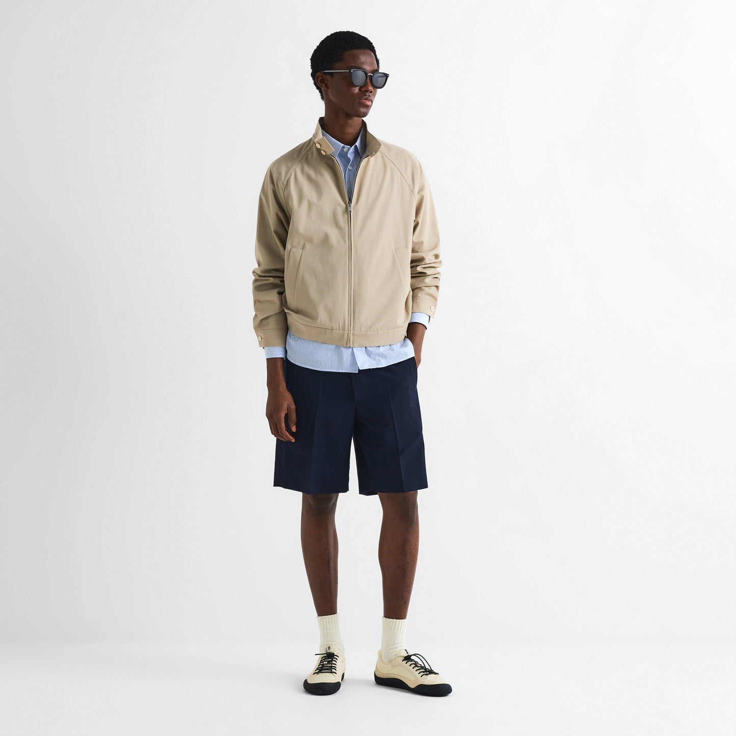 Prada Men's Rectangle Sunglasses