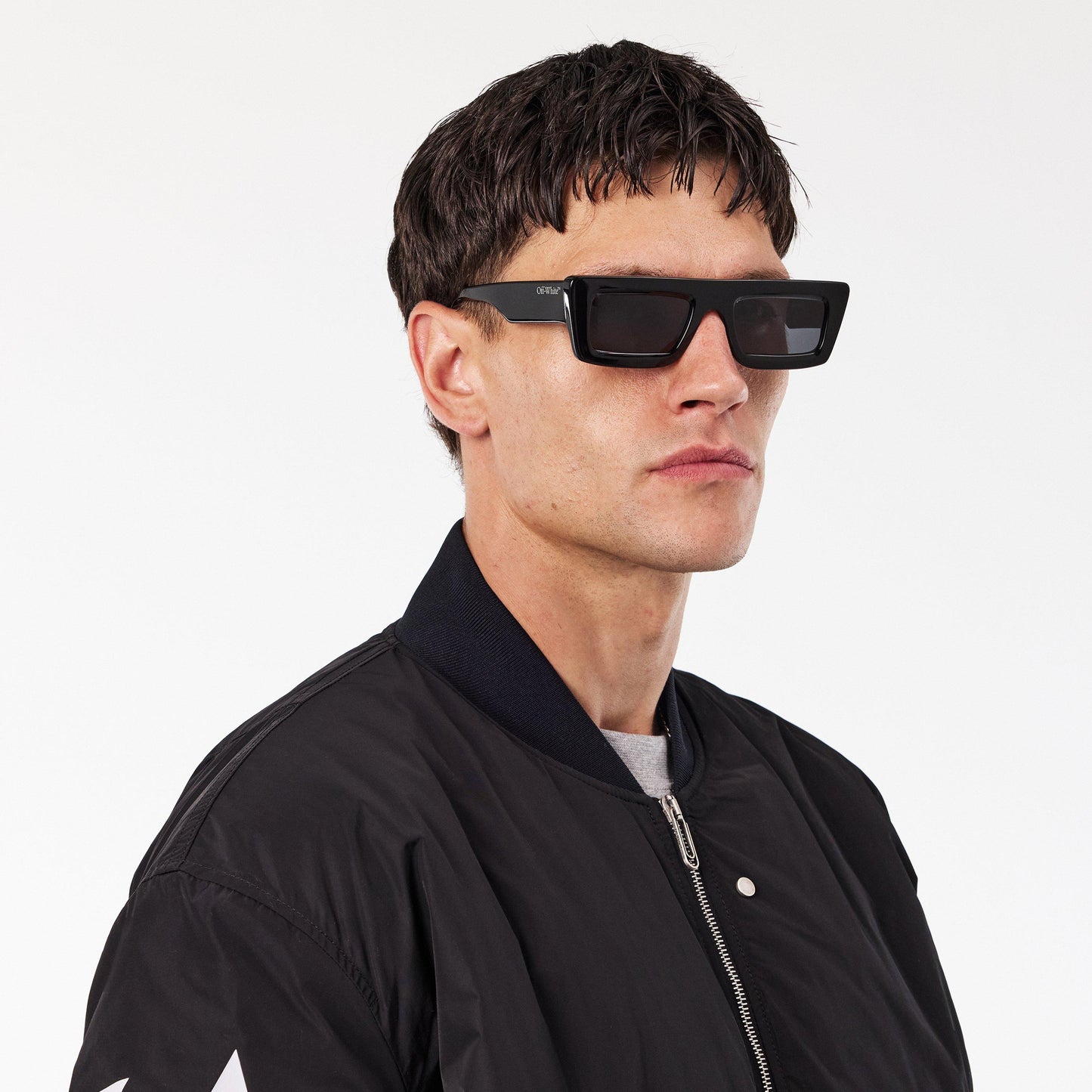Off White UV Protection Square Sunglasses