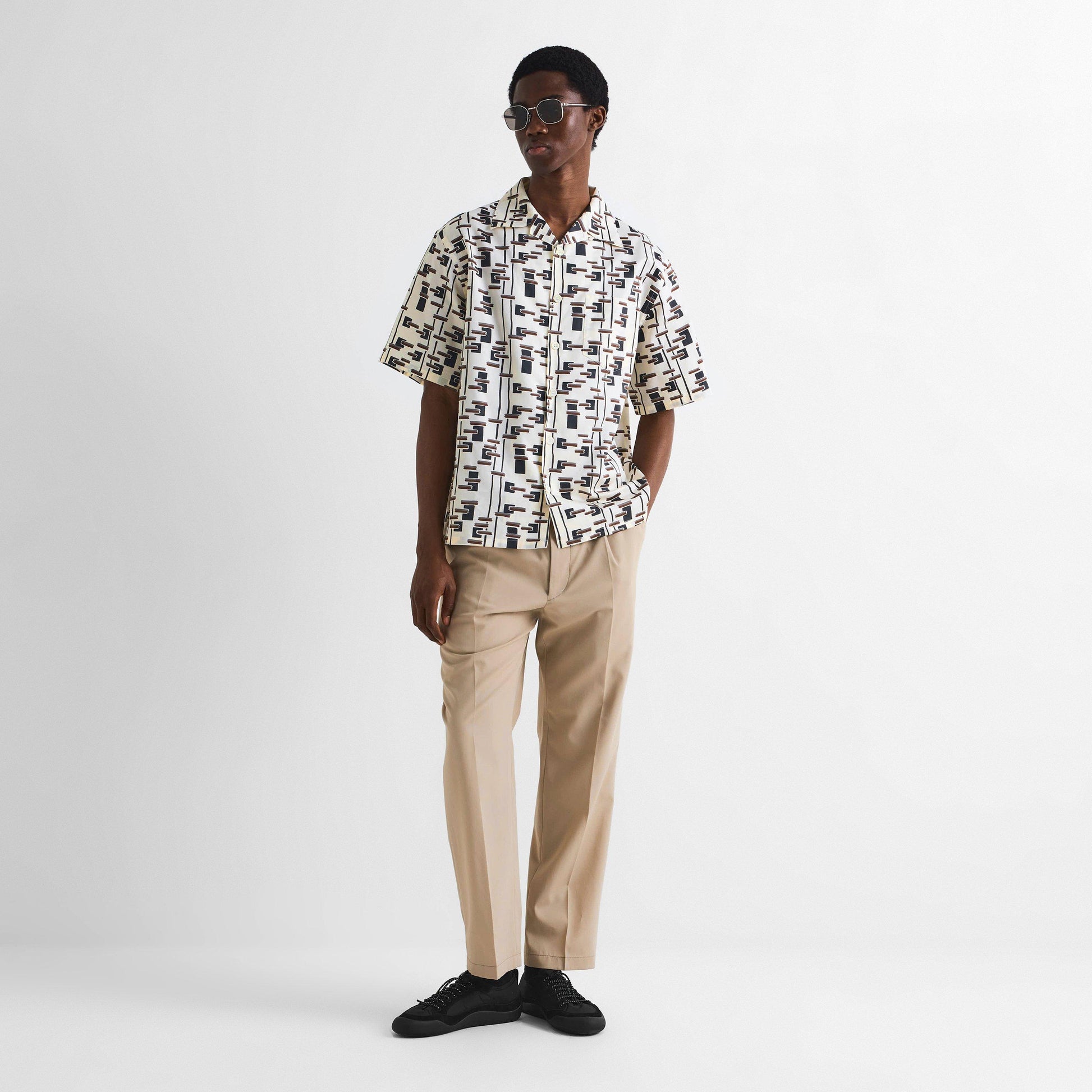 Prada Men's Round Sunglasses