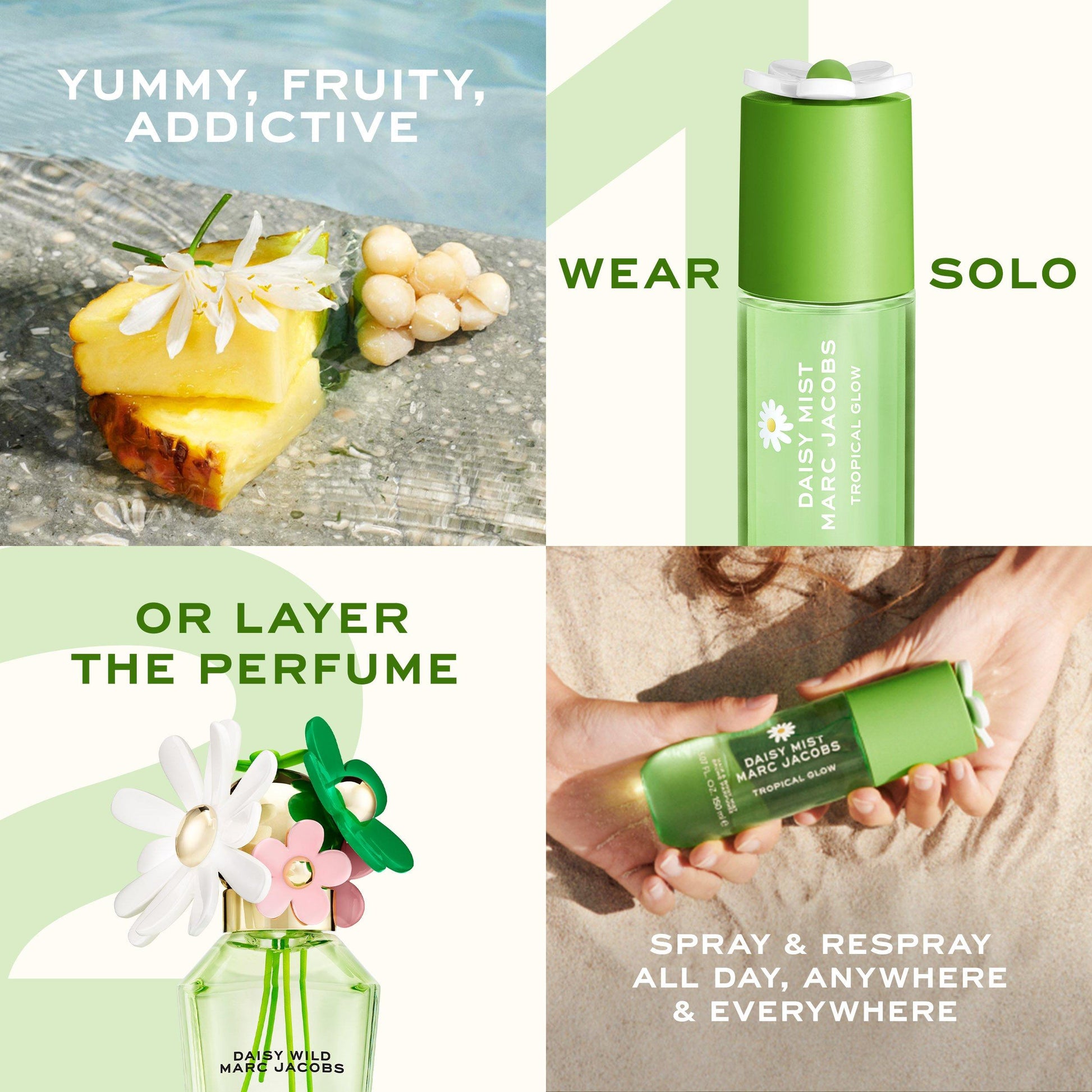 Marc Jacobs Daisy Mist Tropical Glow Hair and Body Mist for Women 150ml