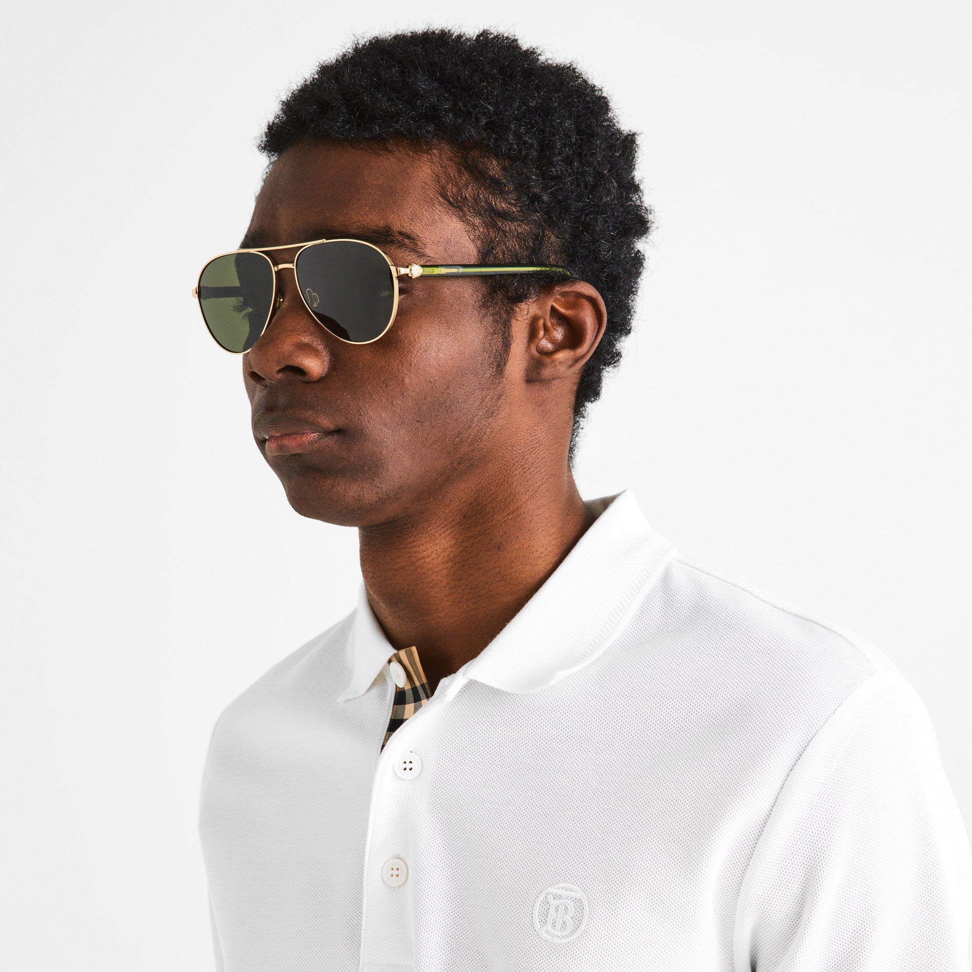 Burberry Men's 0BE3167 Aviator Sunglasses