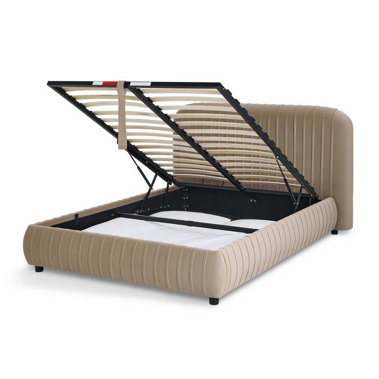 Habitat Beatrix Double End Lift Ottoman Bed - Mink