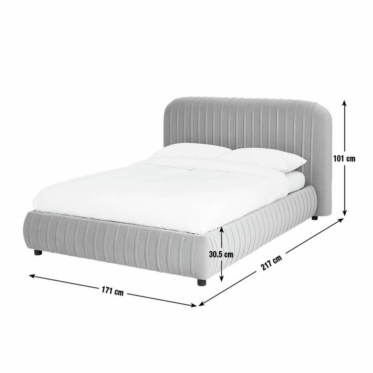 Habitat Beatrix Double End Lift Ottoman Bed - Mink