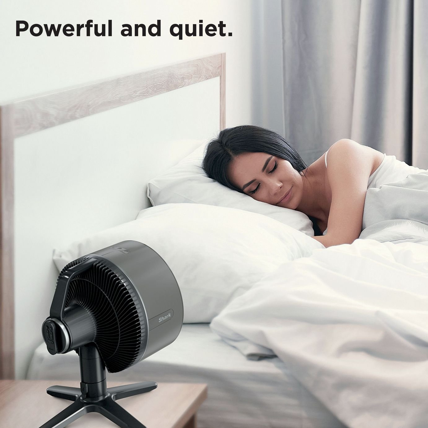 Shark FlexBreeze TableMate Grey Desk Fan - 11 Inch