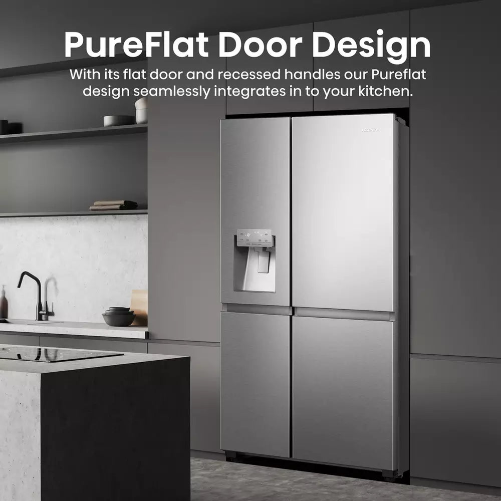 Hisense RS818N4TIC American Fridge Freezer - S/Steel