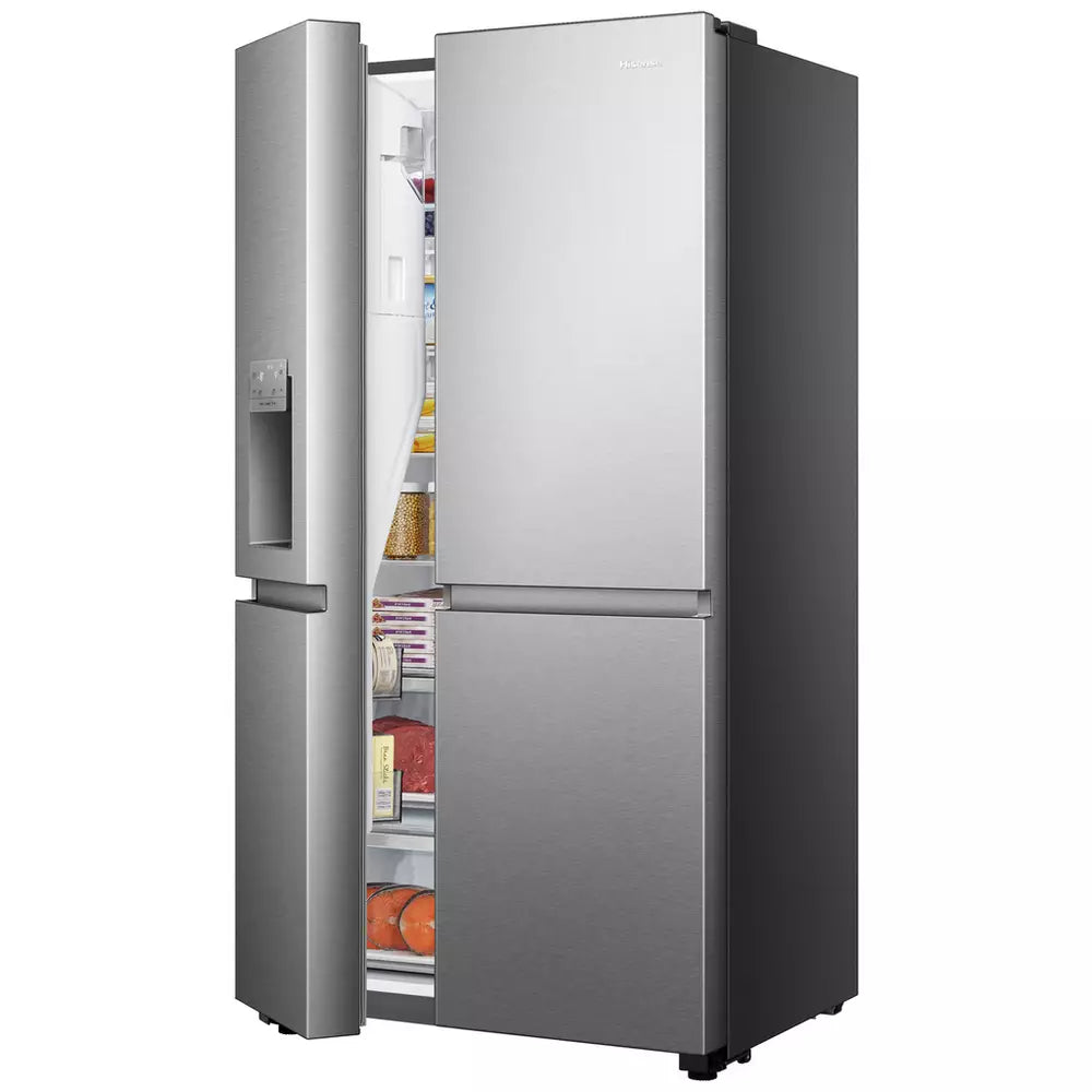 Hisense RS818N4TIC American Fridge Freezer - S/Steel