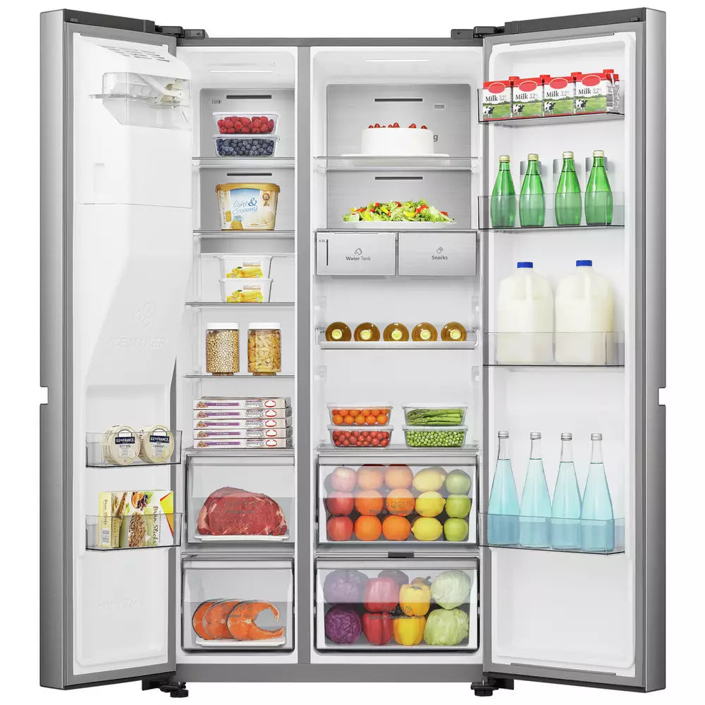 Hisense RS818N4TIC American Fridge Freezer - S/Steel