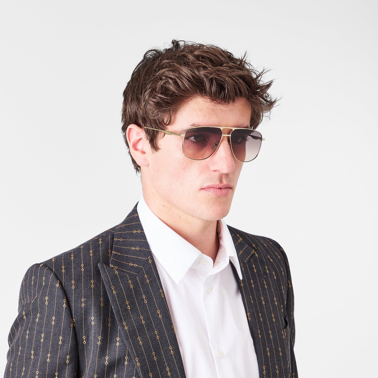 Gucci Men's Aviator Sunglasses