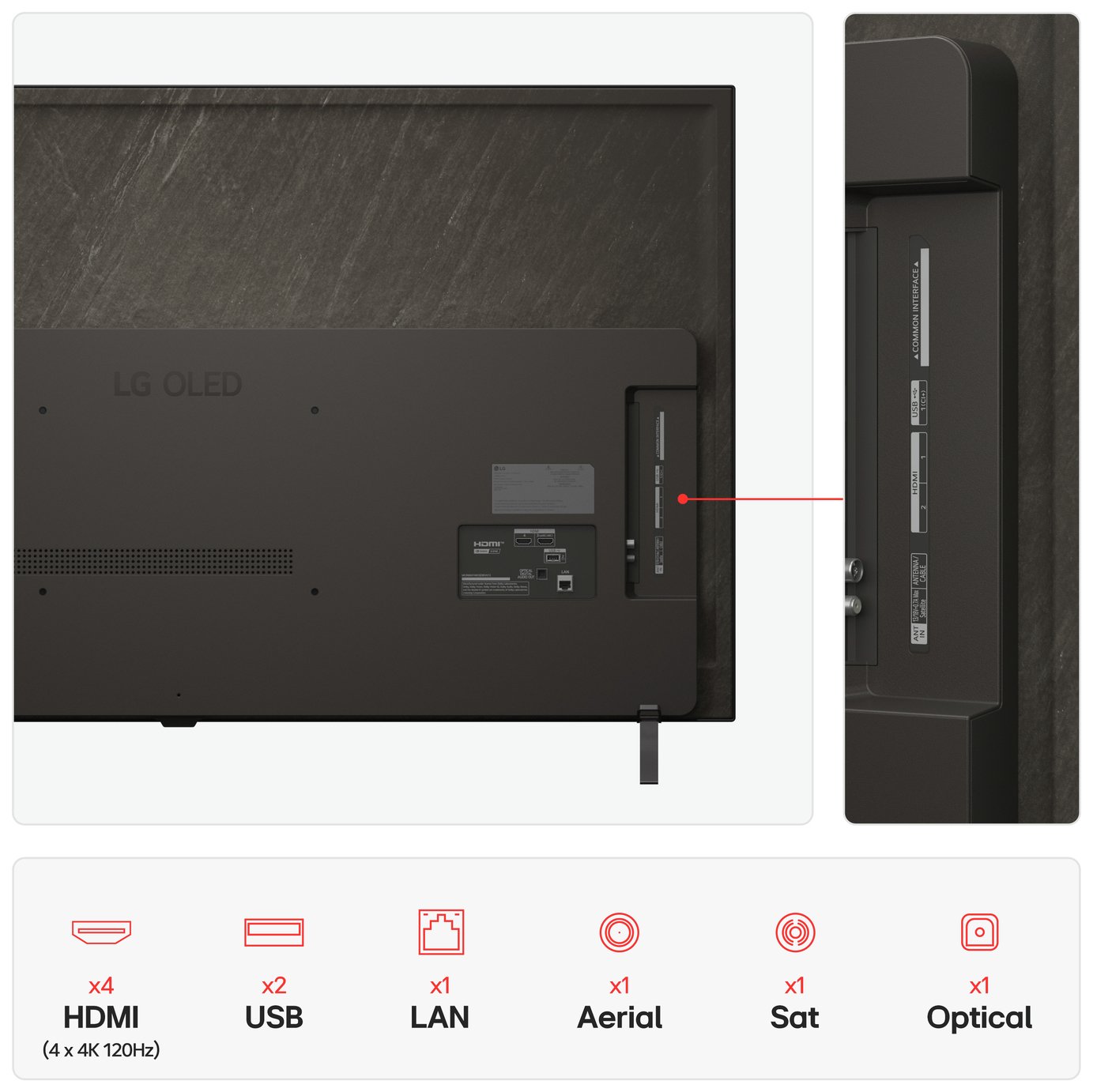 LG 55 Inch OLED55B56LA Smart 4K UHD HDR OLED TV