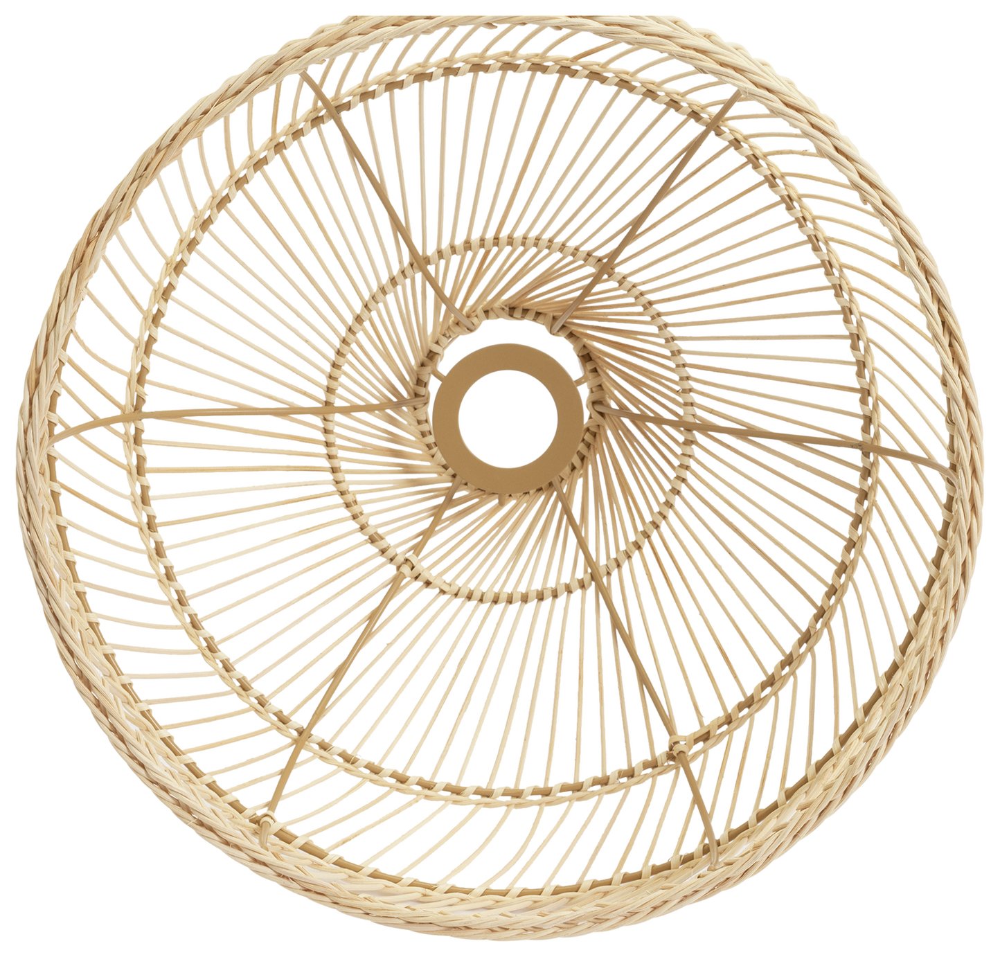 Habitat Natural Rattan Small Easy Fit Lampshade - 35cm