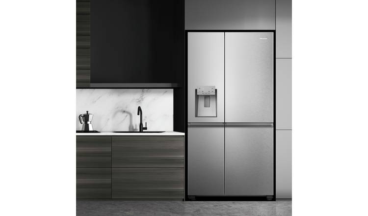 Hisense RS818N4IIE American Fridge Freezer - S/Steel