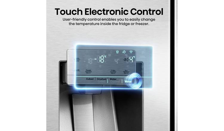 Hisense RS818N4IIE American Fridge Freezer - S/Steel