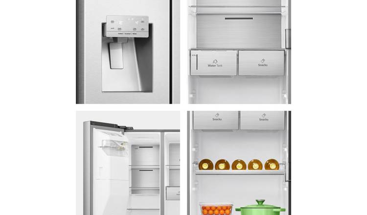 Hisense RS818N4IIE American Fridge Freezer - S/Steel