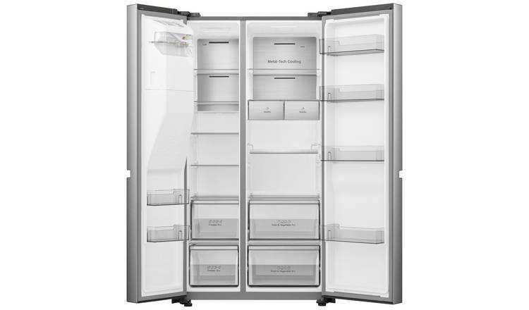 Hisense RS818N4IIE American Fridge Freezer - S/Steel
